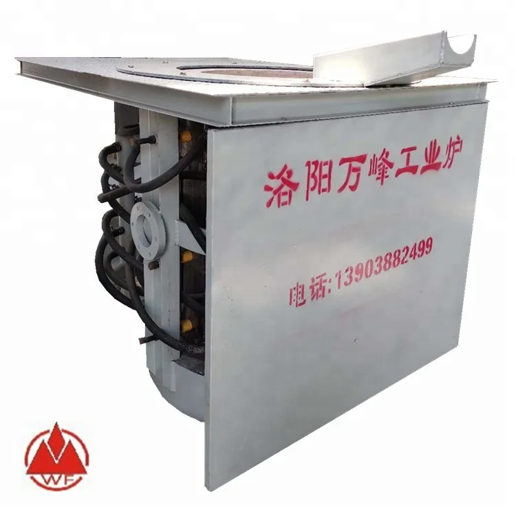 Induction copper melting furnace for copper hook before casting