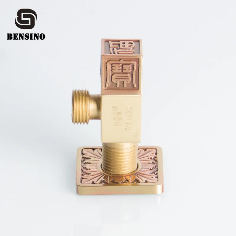 Taizhou sanitary ware tank water fill toilet antique brass angle valve Washbasin inlet valve