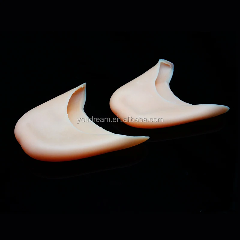 Comfortable Toe Cup / Pad / Insole / Toe Cover Silicone Foot Cover Toe Protector (White)