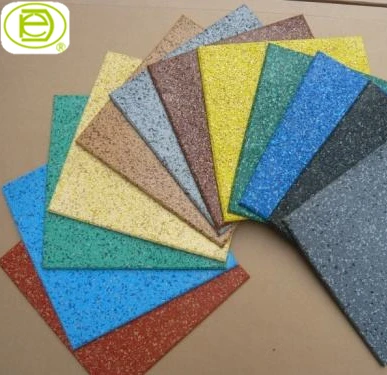 3mm 5mm 7mm rubber flooring mat roll for Gym Aerobic zone