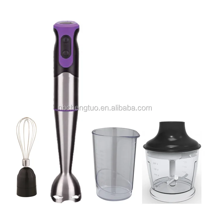 OEM 3-in-1 Multi-Function Hand Blender for Kitchen Use Variable Speed with Push Button Controls Pure Copper Motor