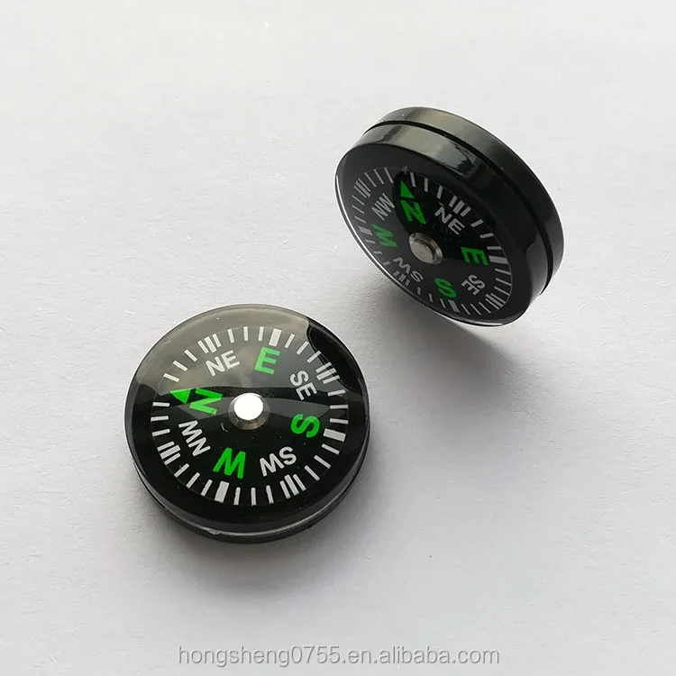 
Hot selling 30mm Round Shape Plastic Mini Pocket Compass for Kids 
