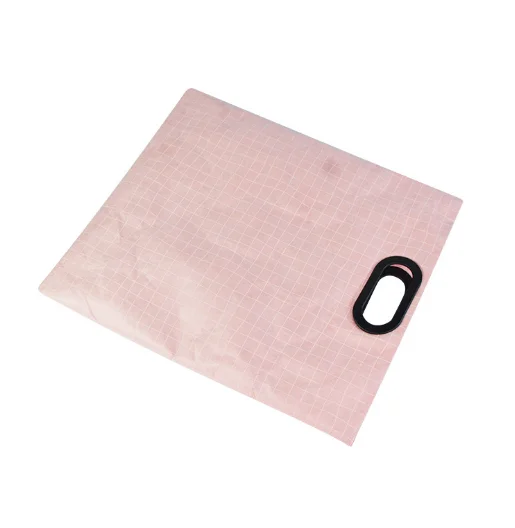 BSCI Certified Factory custom logo foldable pink color tyvek document paper pouch bag with zipper