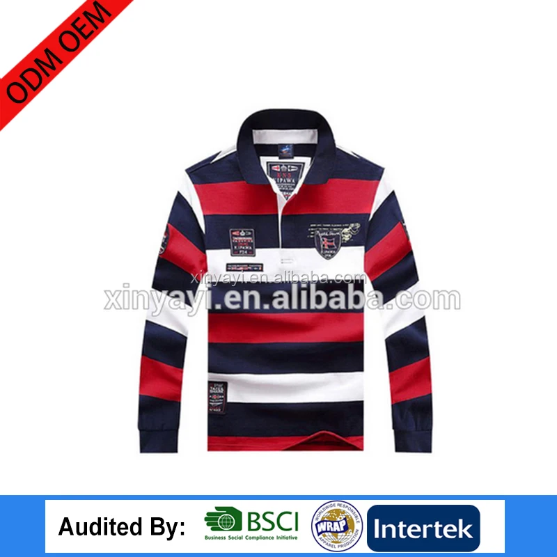 Оптовая продажа, прямая покупка, мужские рубашки поло из окрашенной пряжи, новейшие стильные рубашки