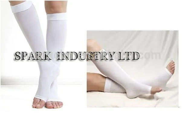 SPK-AES19 Hot new products for 2015 medical compression socks ,open toe compression stockings