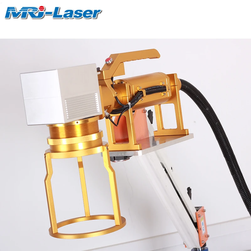 hand held  fiber laser marking machine 10w/20w/30w/50w/100w labelling and engraving