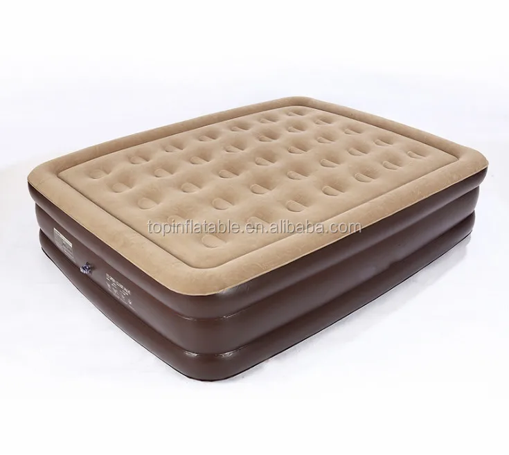 Best Price Europe Top sale auto inflatable Mattress with Built-in Pump indoor Inflatable airbed Mattress integrated pillow