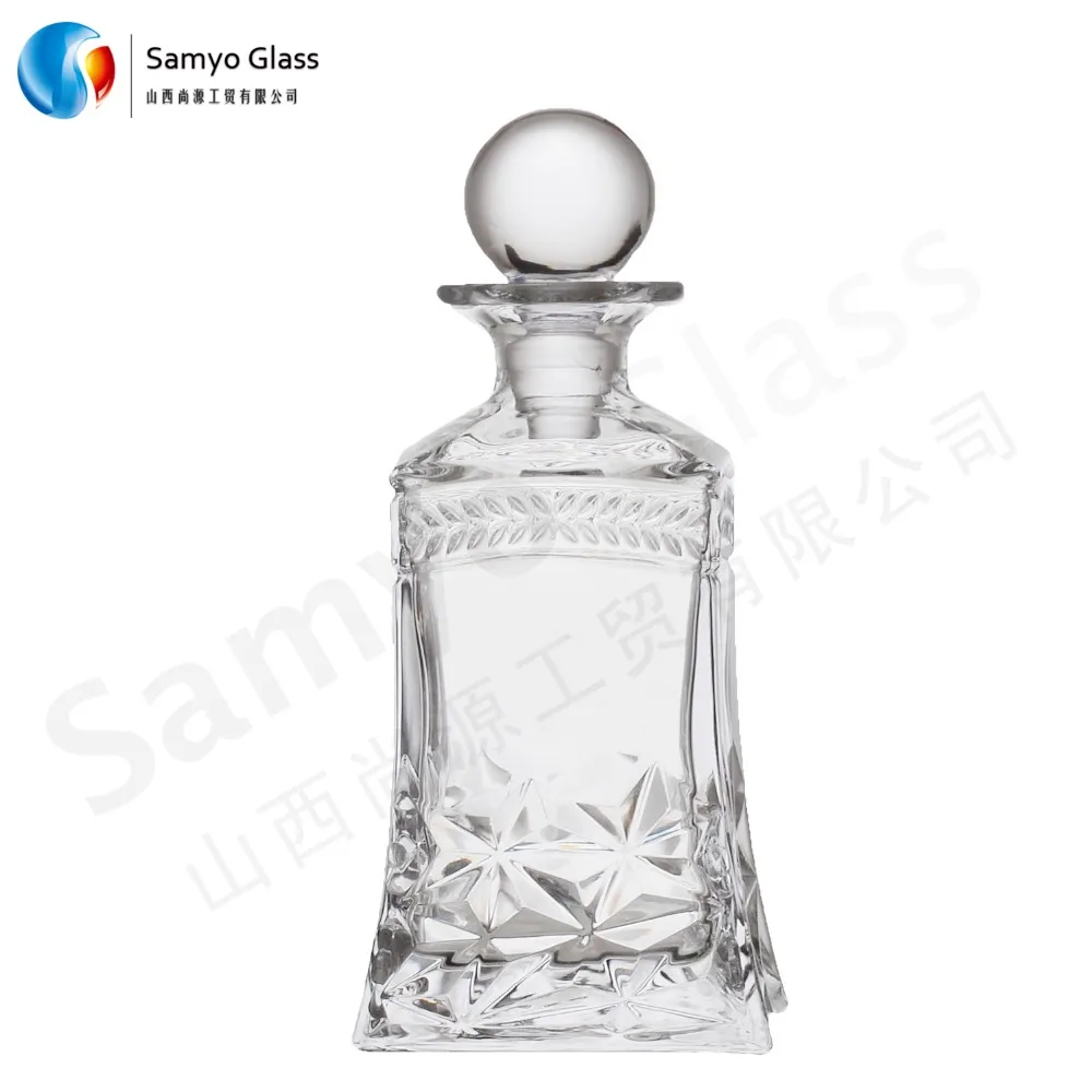 samyo old fashion whiskey crystal Glass Bottles wholesale