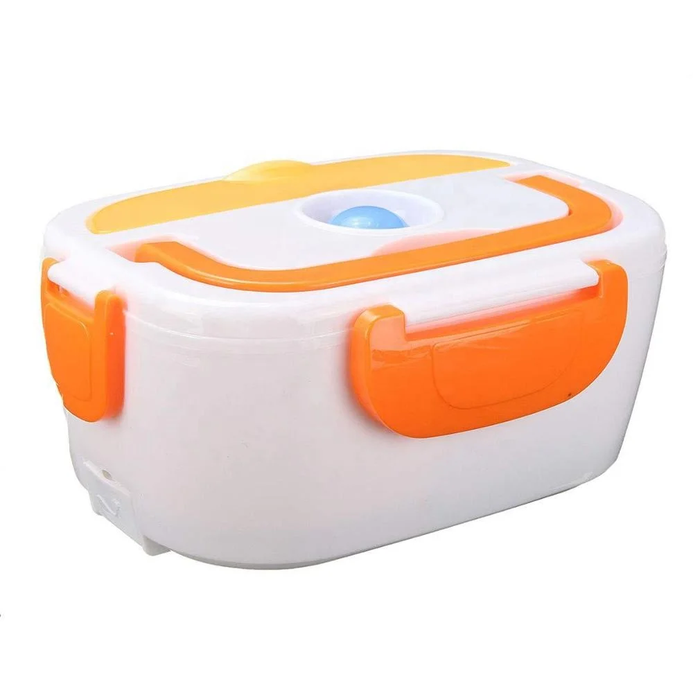 
Travel mini portable plastic electric heating Insulation heated food warmer storage box electric lunch box with low price 