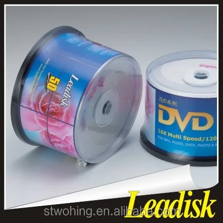 Печати DVD +/-R Дешевые пустой dvd, dvd-r лучший завод в Китае, белый dvdr cdr