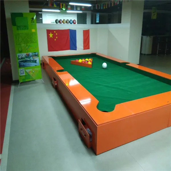 The most professional waterproof footpool billiard soccer table outdoor equipment with balls