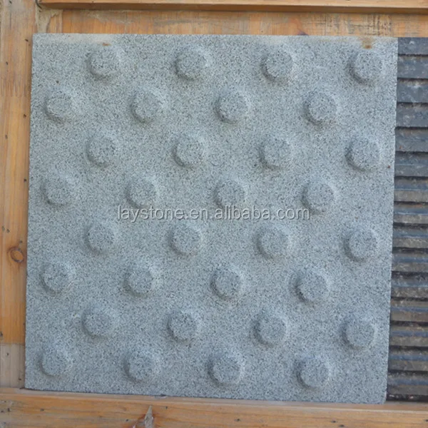 Tactile tiles for blind outdoor sidewalk pavers Tactile tiles for blind sidewalk floors Tactile stones