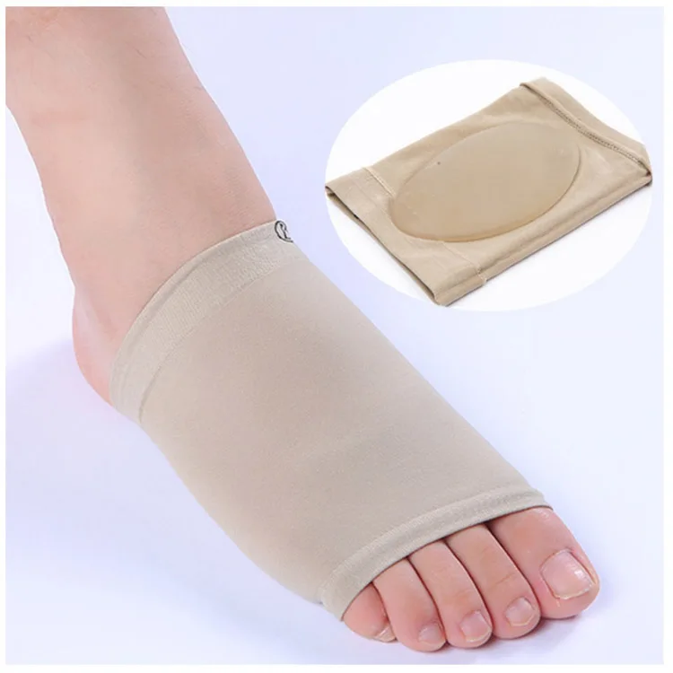 Men and women massage arch flat foot socks SEBS gel foot insoles foot pads