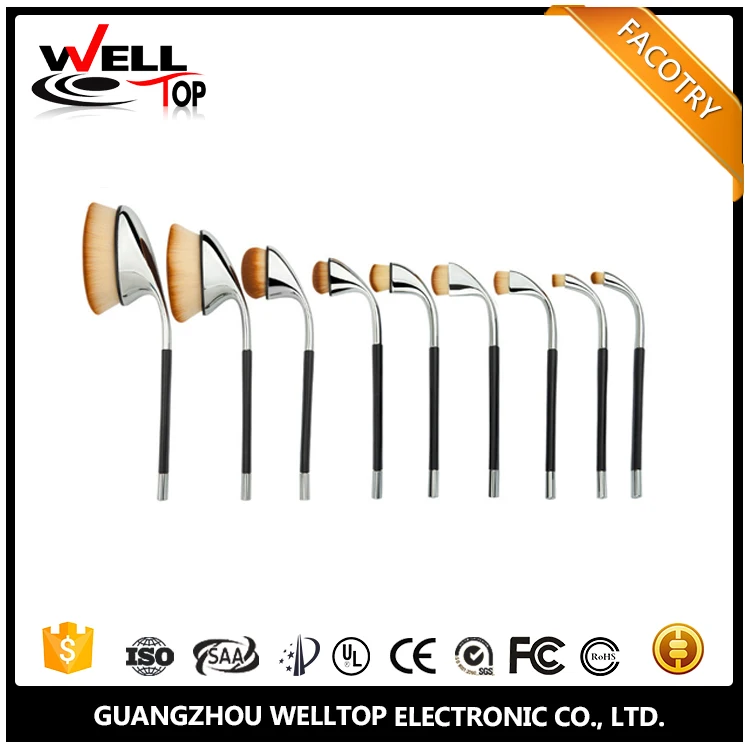 2017 высокое качество и дешевые мягкие синтетические волокна консилер макияж кисти