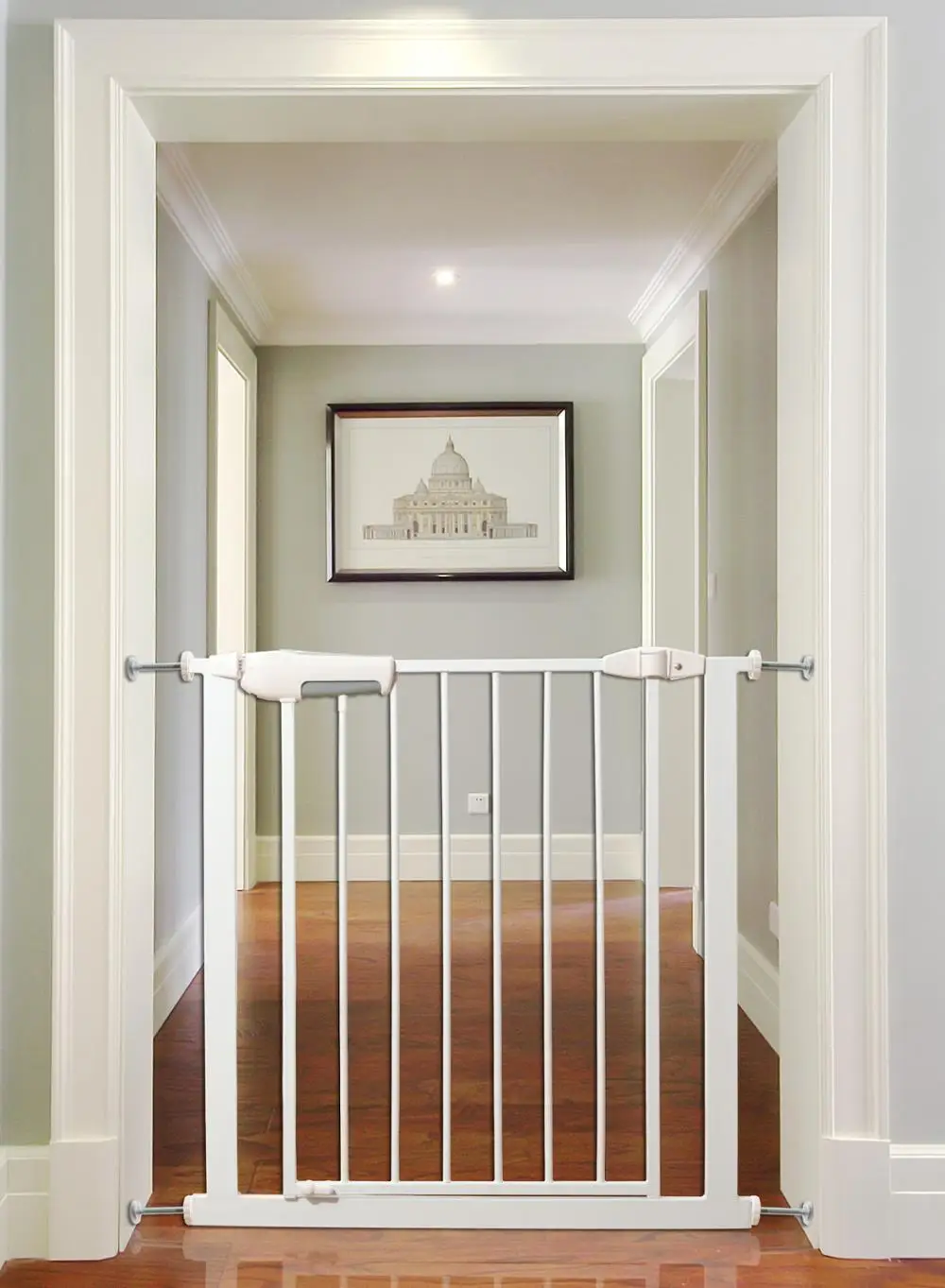 
Manufacturer High Quality Baby Safety Gates Expandable Doors Stairs To Protect Children Metal Child Safety Stair Gates 