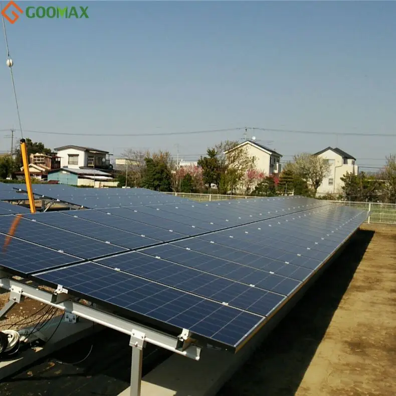 С солнечной панелью Опора системы заземления Солнечный монтажный кронштейн