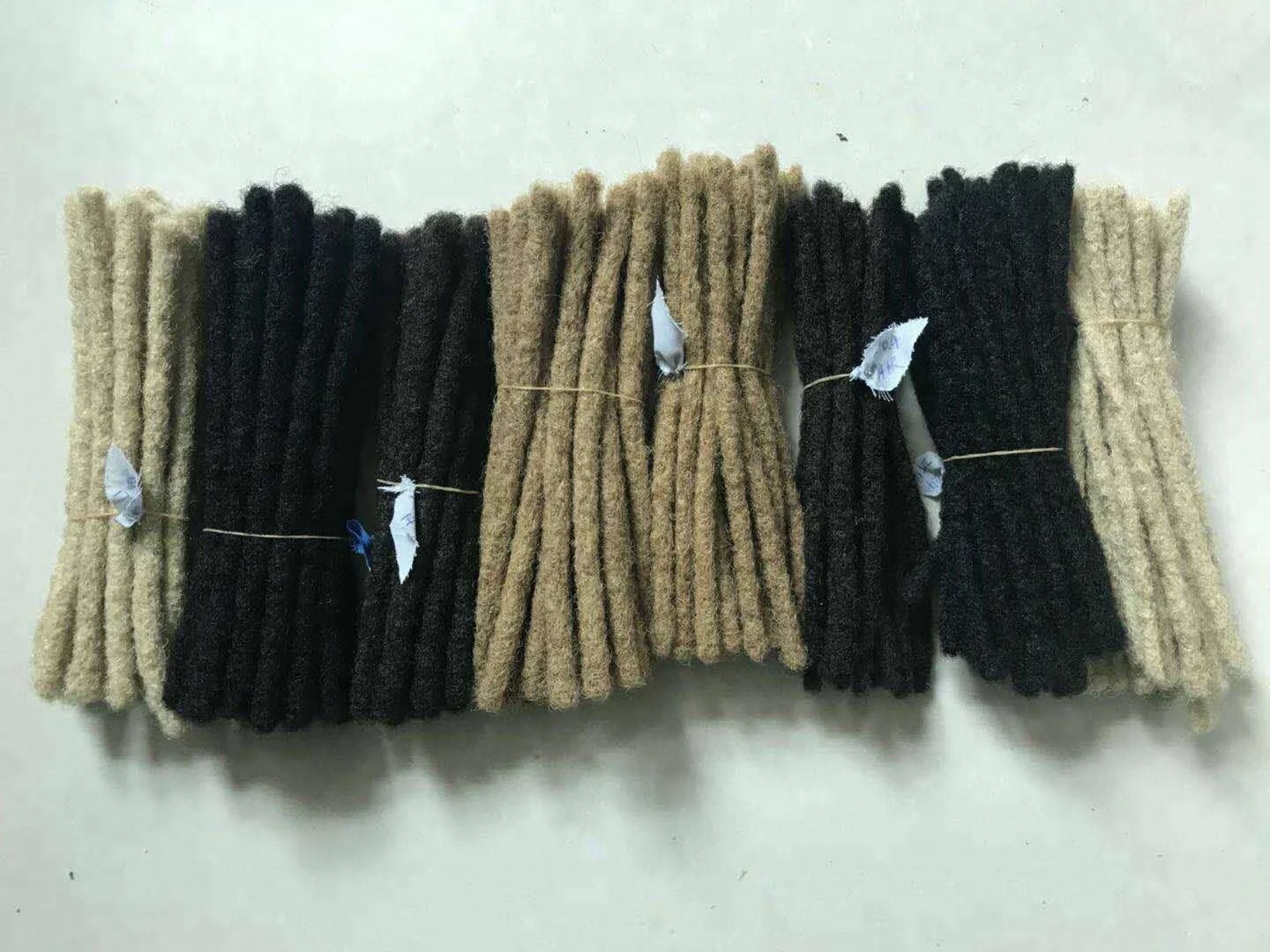 Tight Afro Kinky Hair Bulk Hair 100% Human Hair For DreadLocks Off Black #1B 8 inch