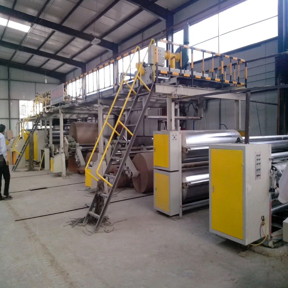 Full automatic corrugated cardboard carton box making machine