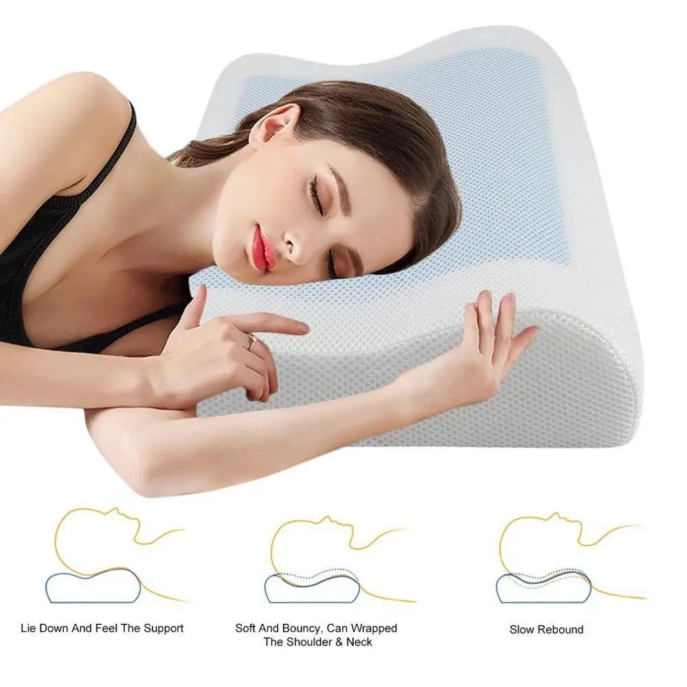 Оптовая продажа из Китая высокое качество контур memory foam силиконовый гель подушку
