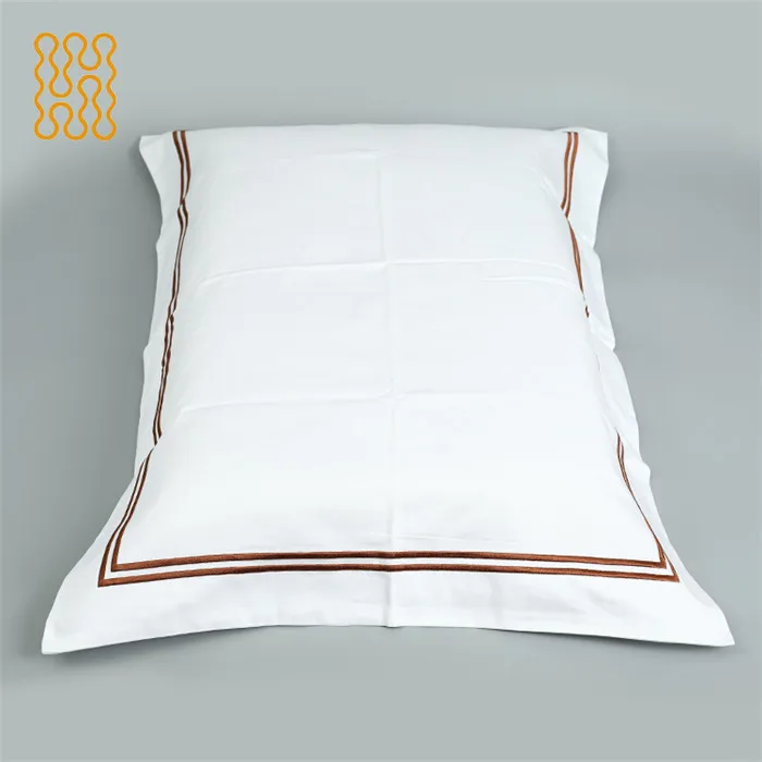 72-Piece Luxury Pillow Case and Sham Set Kussensloop Design Made of Cotton and Linen for Hotel Bed Sheets at Home