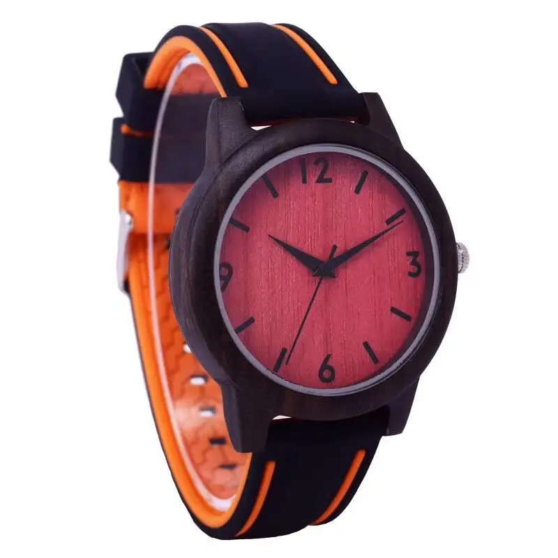 OEM Women and Men Fashion Japan Quartz Wood Wrist Watches Custom Logo watches Hot Selling Luxury Wooden Couple Wrist Watch