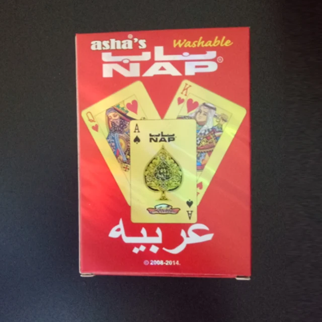 New NAP  product ARABIA Wholesale  plastic  playing cards poker for board game