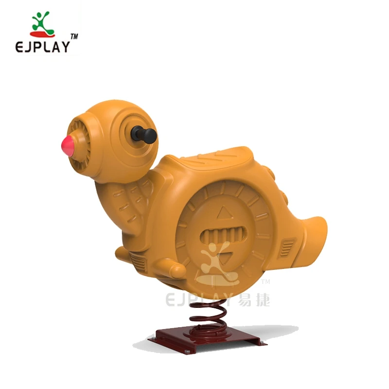 Pilot Spring Rider For Kids Outside  Plastic Outdoor Spring Ride Rocking Horse Toy