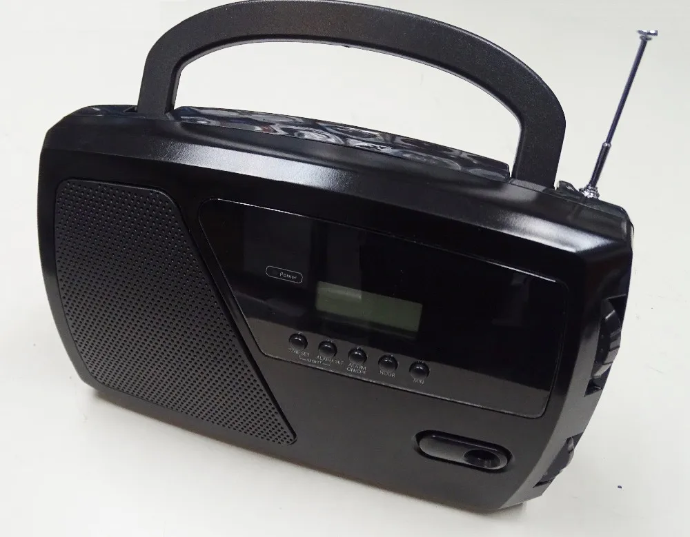 
AM FM Portable Radio with handles and digital read out 