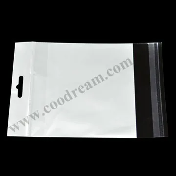 Self Adhesive Plastic Bag for Packing with a Hole of Hang