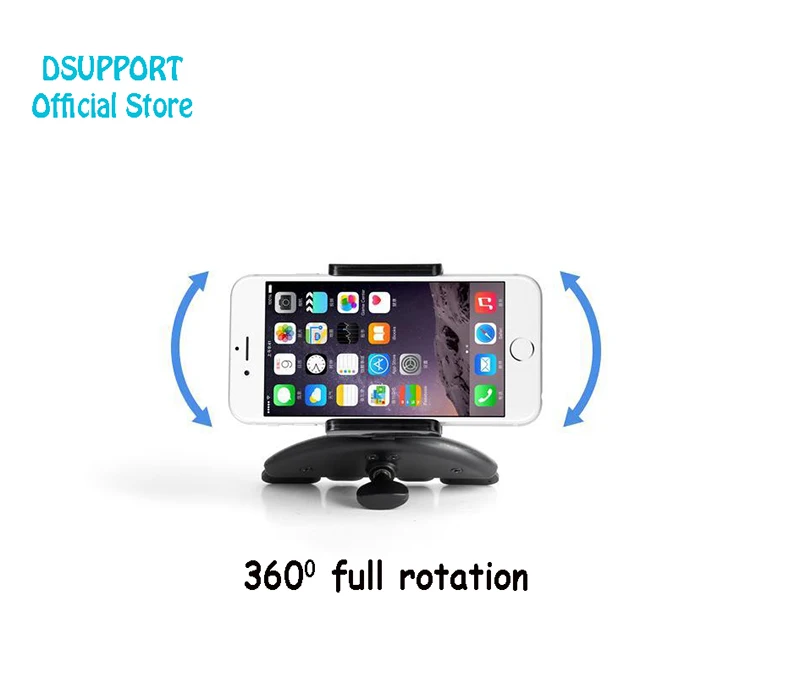 7 inch Tablets Car CD Mount Holder Screen 360 Rotating Tablet PC/Navigator/Mobile Phone Stand for iPad Air Mini