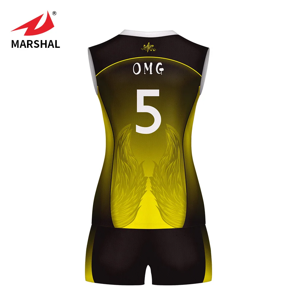 Marshal jerseys Wholesale OEM Team Custom Sportswear Volleyball Sport Set