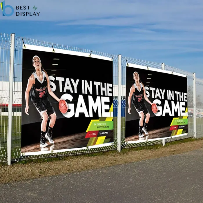 Custom fence wrap advertising graphic banners,outdoor event mesh banner