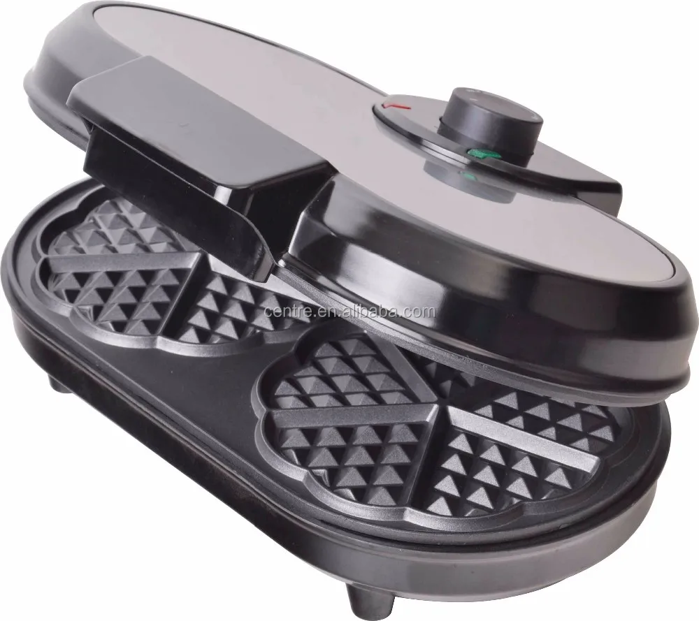 5.5 inch Dual heart waffle maker/1000W/COMPECTIVE PRICE