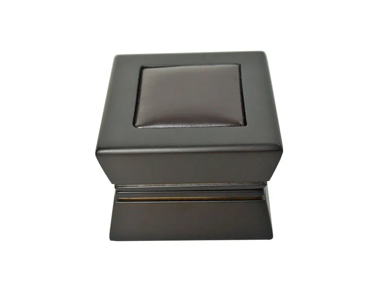 Factory wholesale wood ring box packaging MDF lacquer unique jewelry ring case wedding engagement ring jewelry gift packing box