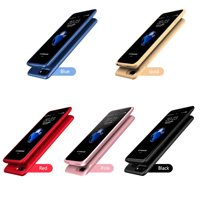 
ZZYD 3800mAh Battery Phone Case Charger Slim Mini Portable Powerbanks for iPhone X 