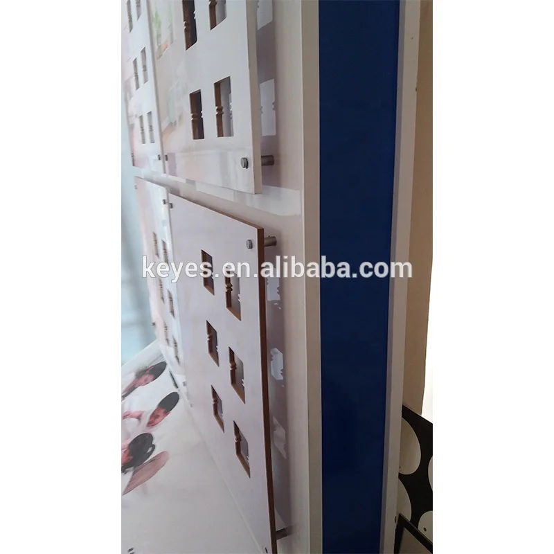 Custom Wooden floor display stand for push button switch, wall switch socket display rack holder