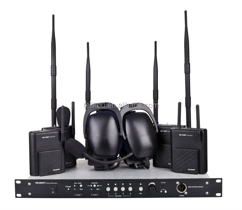 30% off !!! MDS-400 full-duplex wireless intercom AV equipment lighting sound