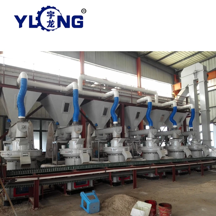 YULONG XGJ560 1-1.5ton/h bamboo powder pelletizer machine