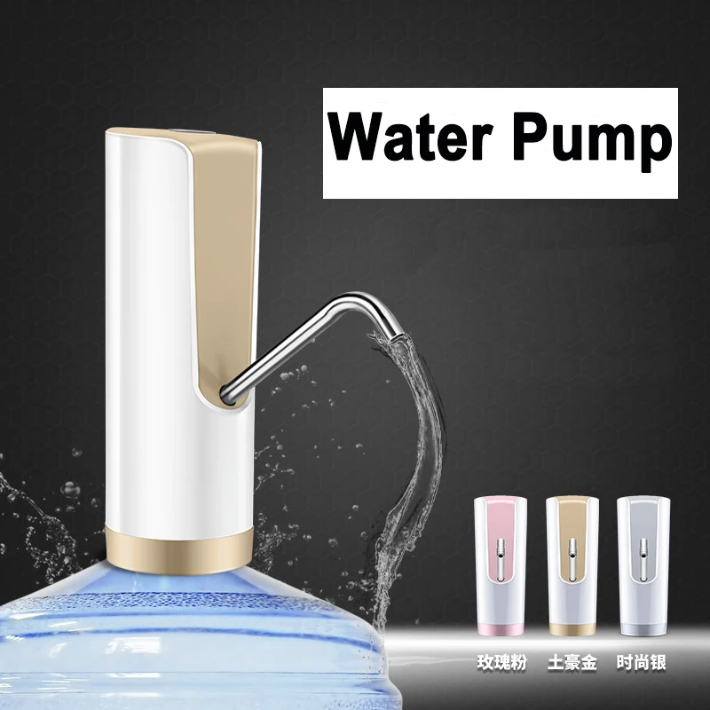 
USB Charging battery operated 20l drinking water bottle pump electric pump for 5 gallon water bottle 