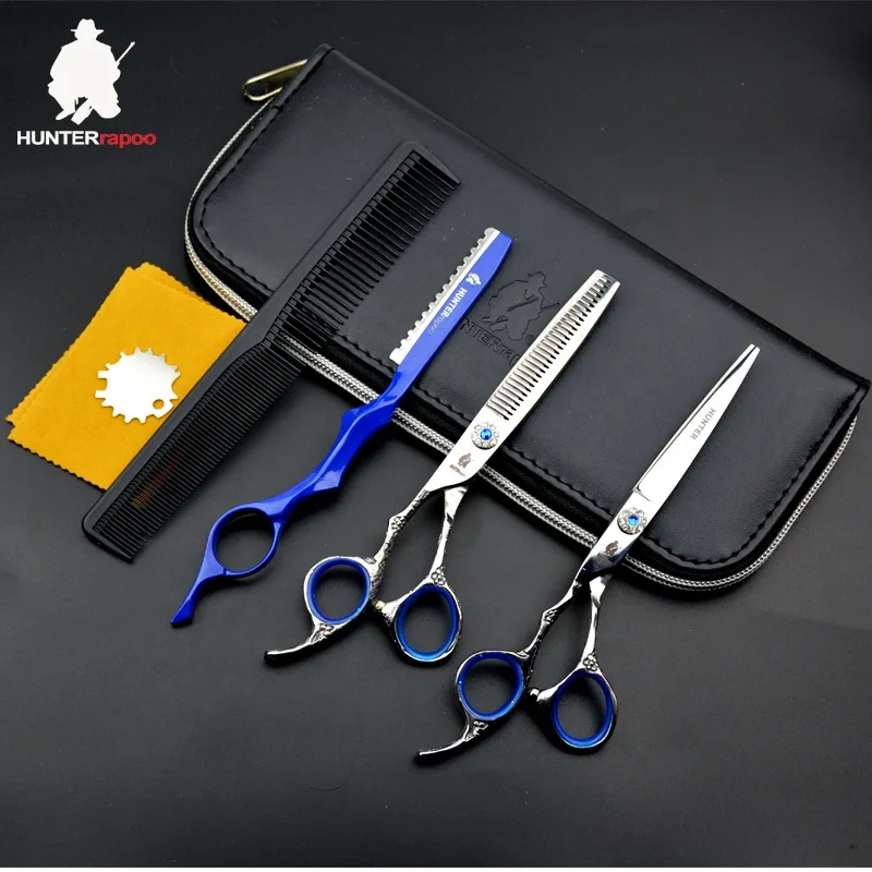 6 inch Left Handed Hairdressing Scissors set thinning shear for hairdresser barber scissors for barbershop suppliers DIY tools