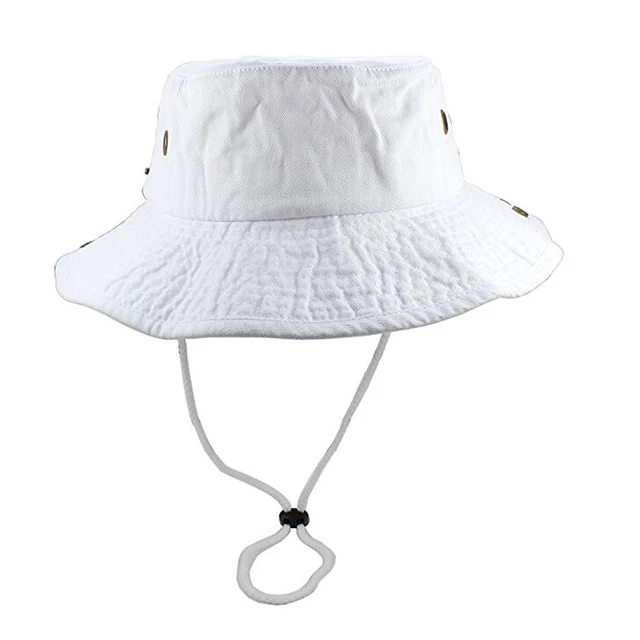 100% Cotton Stone-Washed bucket fishing hat Sun visor Hats