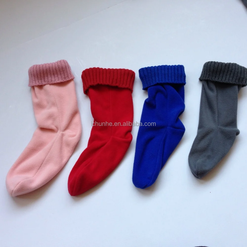 
high quality winter kids warm & soft fleece boot liners 