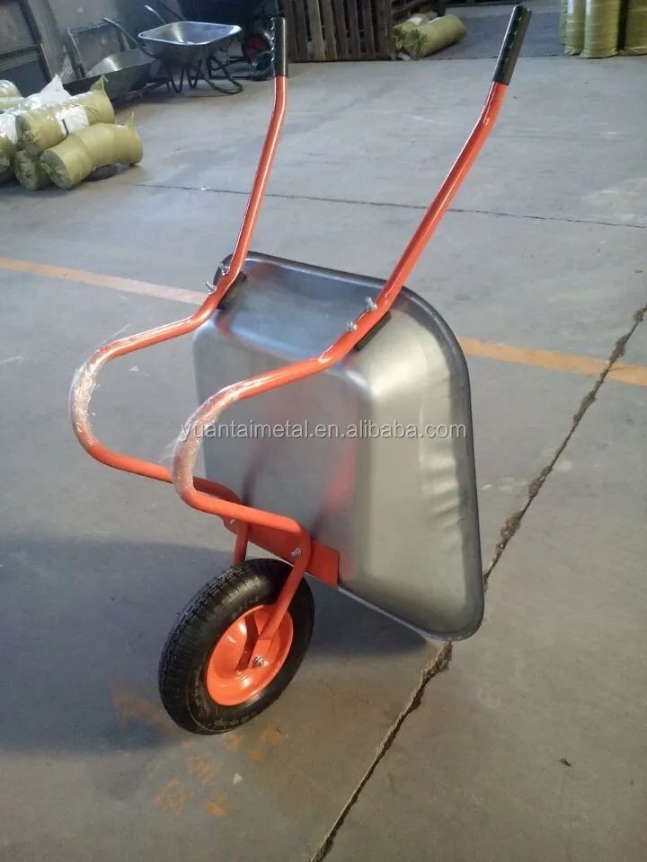 Russia Market Galvanize Heavy duty Wheel barrow WB5204
