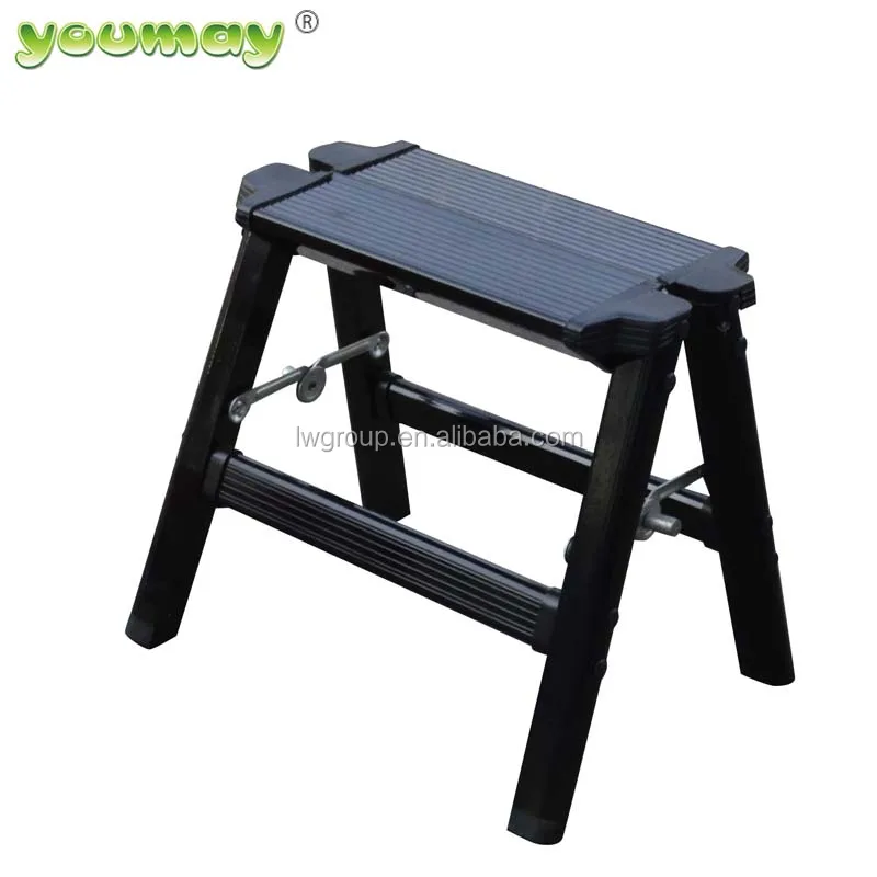 folding step ladder, Aluminum one-step ladder easy carry ladder small stair AD0501A