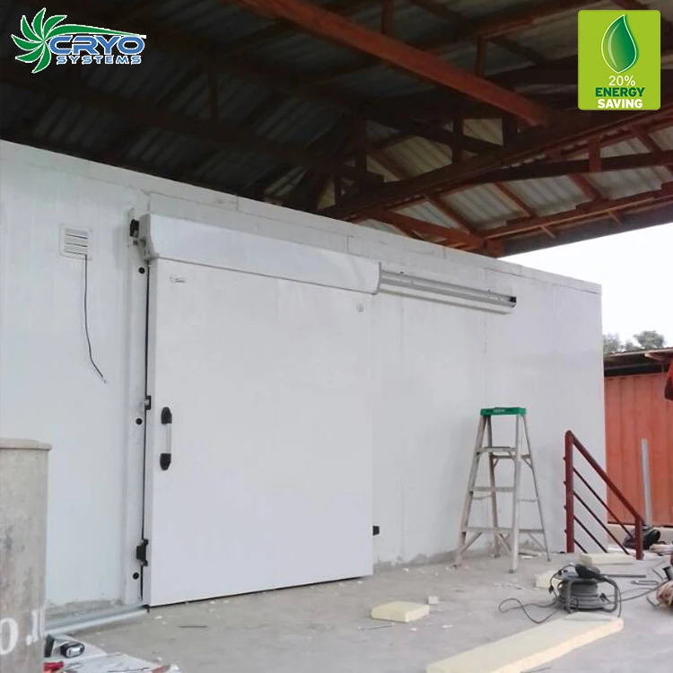 industrial cold rooms hinge with trailer to store black rose flower frozen meat grinder machine strawberry