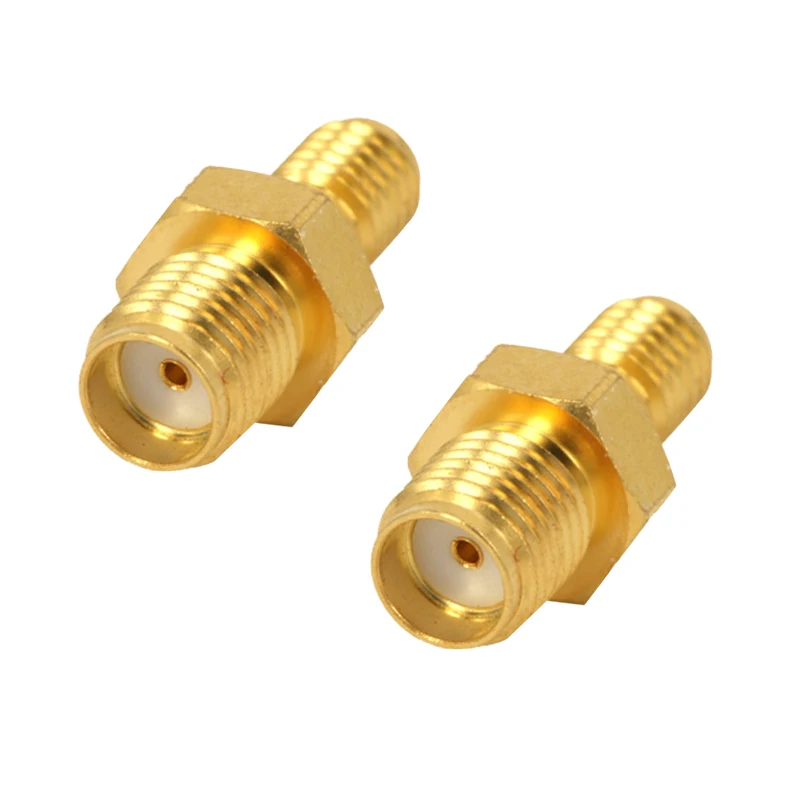 Позолоченные SMA женский ssma Женский коаксиальный адаптер