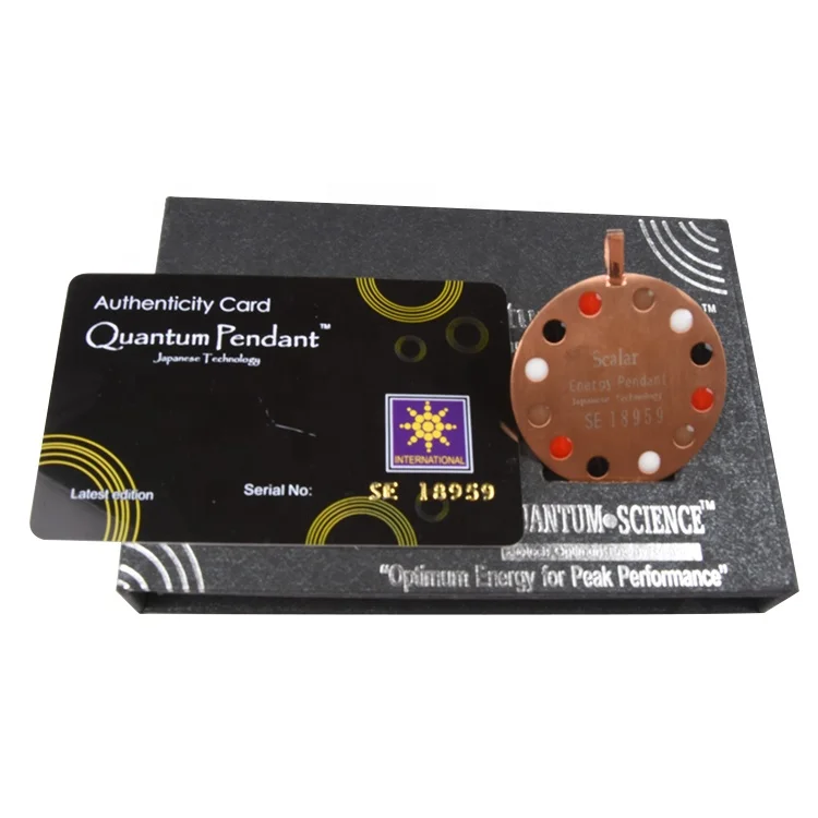 Special Bio Scalar Energy Quantum Golden Magnetic Pendant Japanese Technology