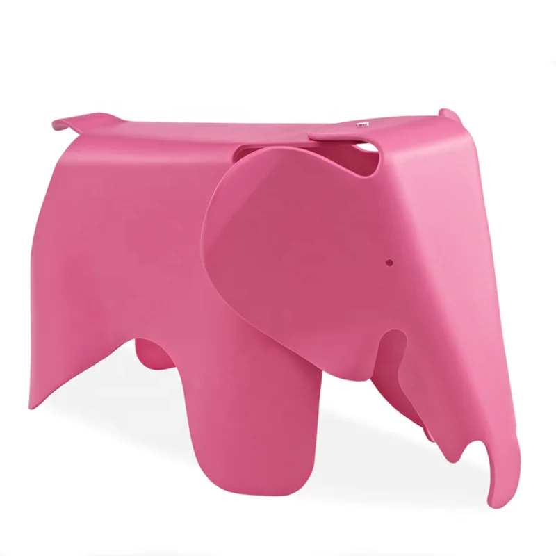 
Morezhome safe cute plastic elephant shape child children kids chair stool for living and kids rooms 