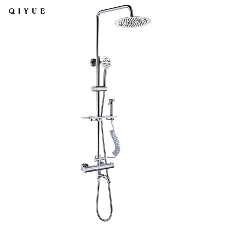 Wholesale prices thermostatic bathroom taps faucet, SS 304 shower set, shower kit
