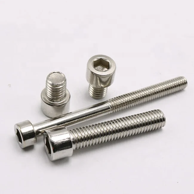 Хорошее качество, низкая цена, винт M3 M4 из нержавеющей стали с полурезьбой и шестигранной головкой
